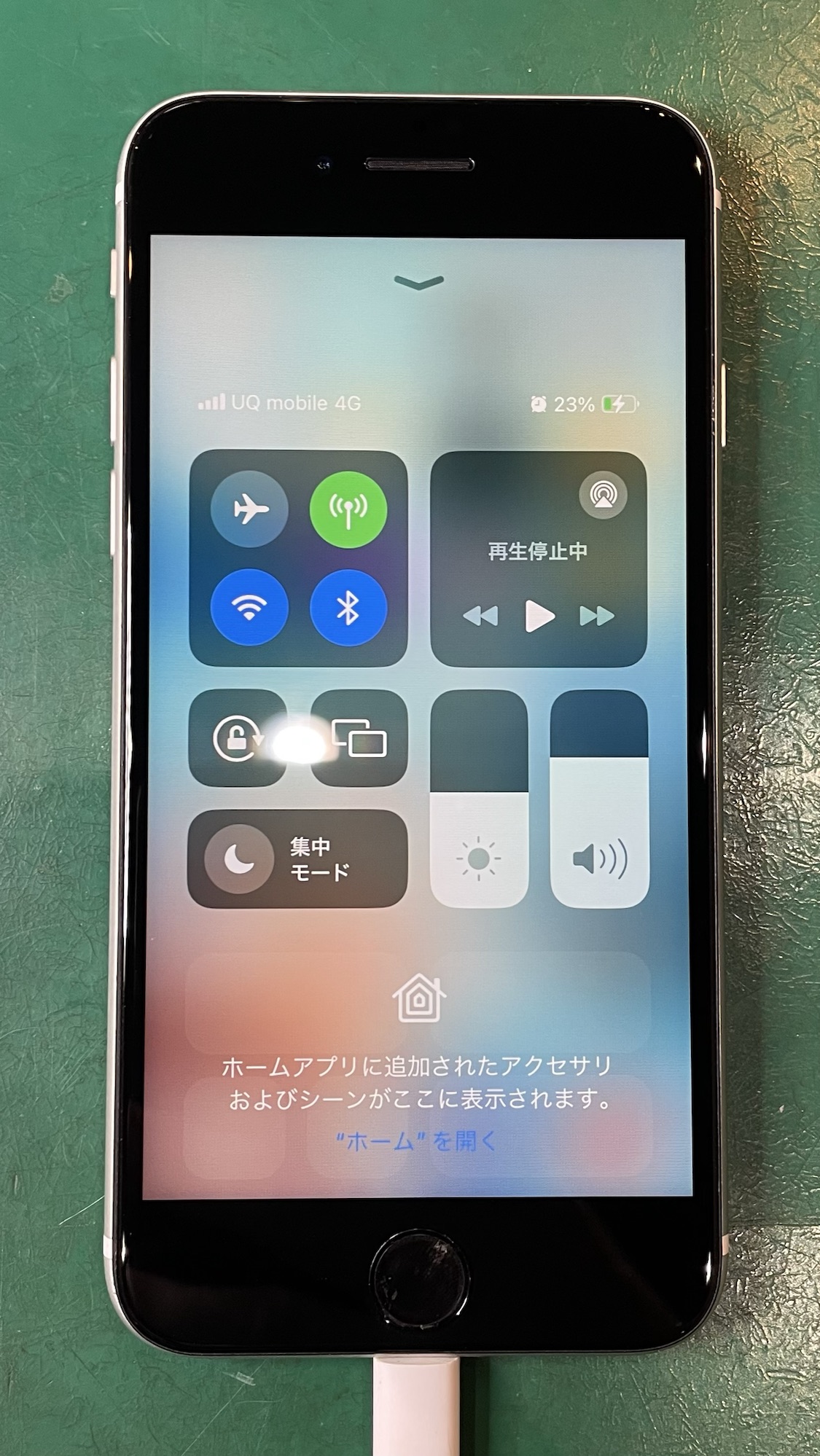 修理完了後のiPhoneSE2